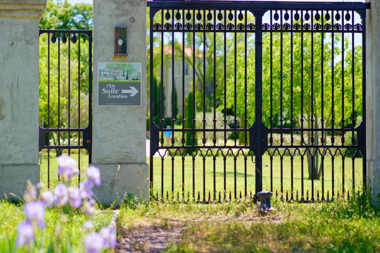 Private Furnished Apartment With All Comfort Has A Garden In A Green Space Meyreuil Kültér fotó